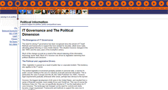 Desktop Screenshot of itgovernance.politicalinformation.com