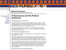 Tablet Screenshot of itgovernance.politicalinformation.com